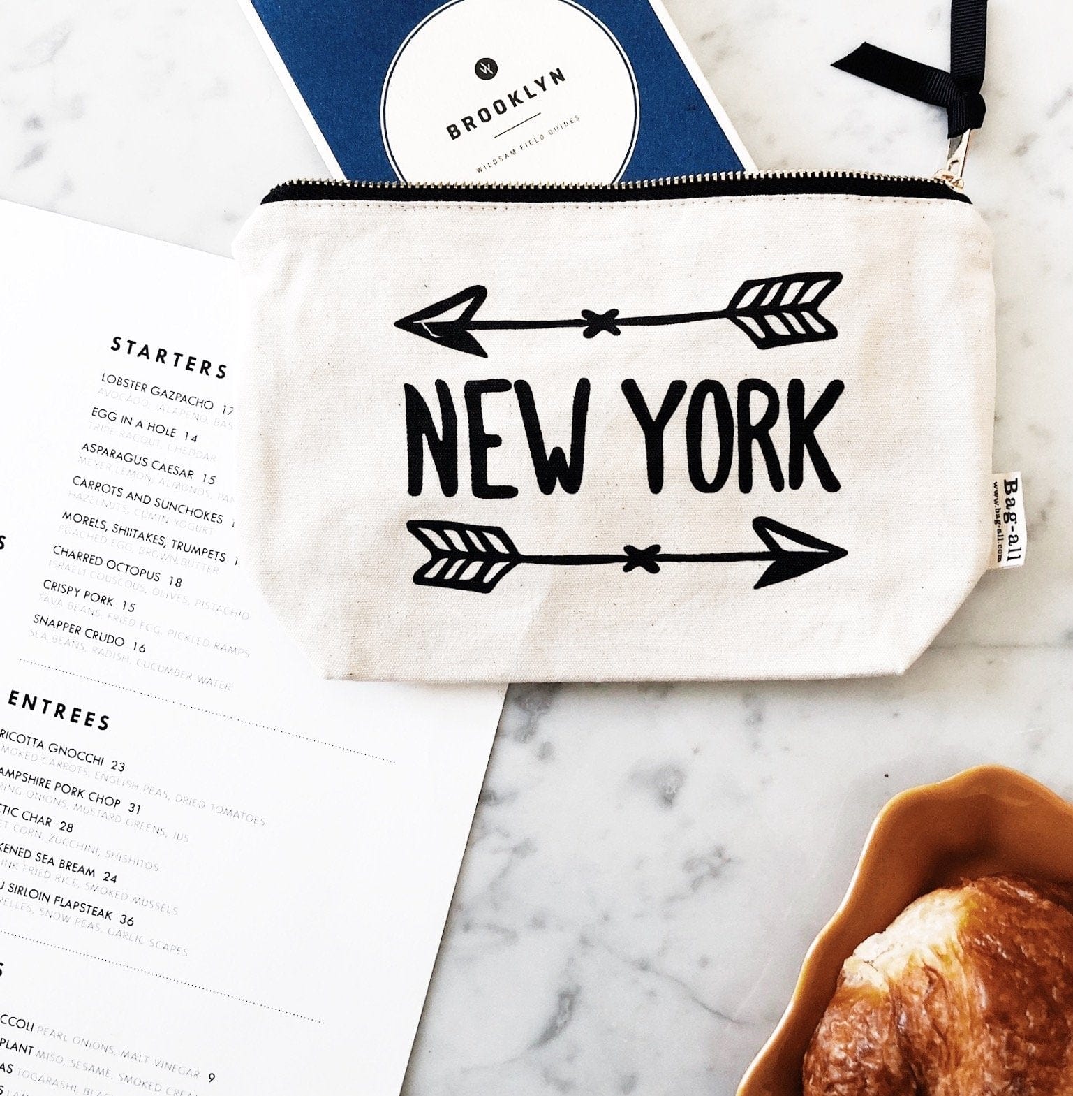 New York Arrow Pouch, Cream - Concordia Style Boutique