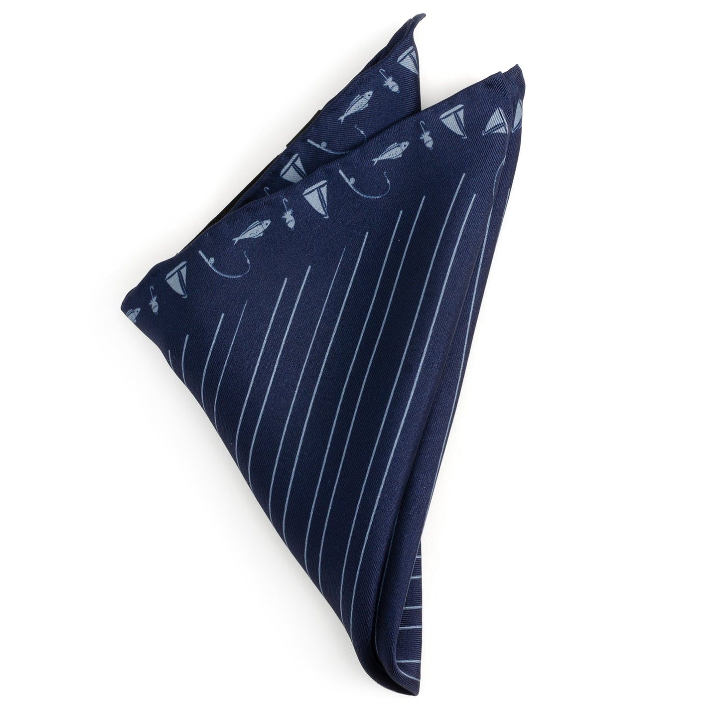 Nautical Blue Pocket Square - Concordia Style Boutique
