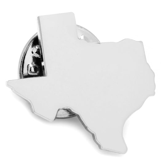 Silver Texas Lapel Pin - Concordia Style Boutique