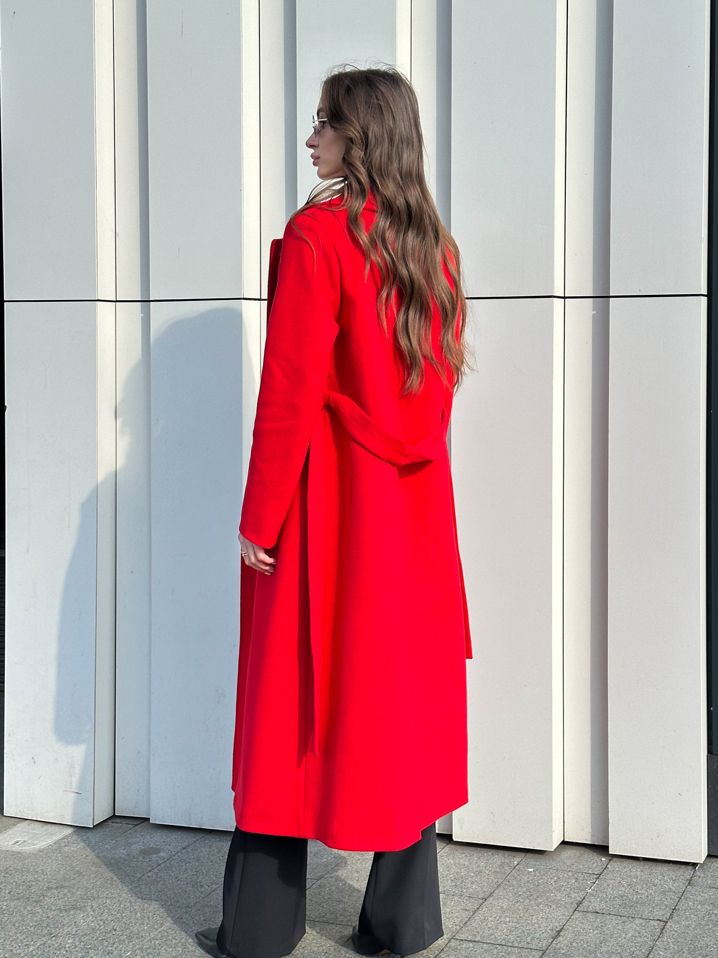 Astoria Classic Wraparound Wool Blend Overcoat