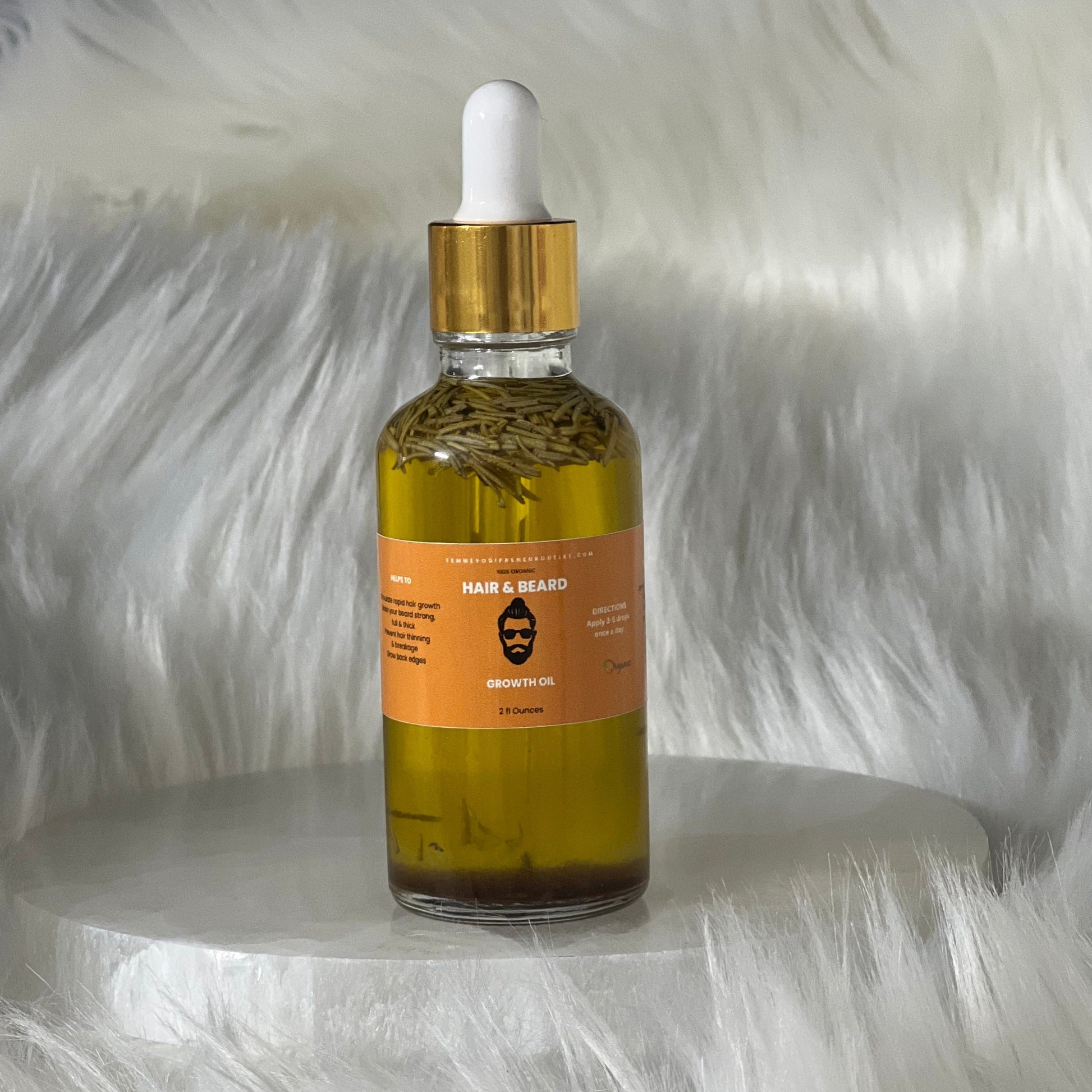 Beard & Hair Growth Oil - Organic - Concordia Style Boutique