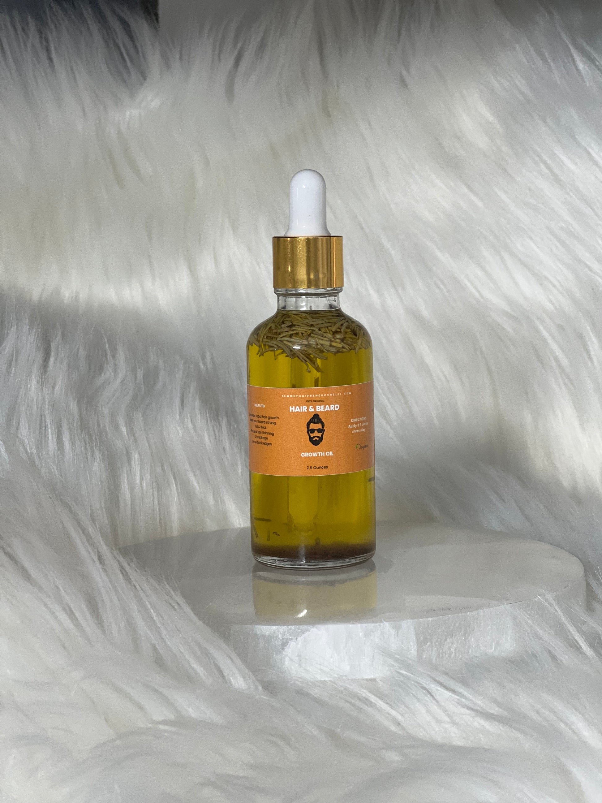 Beard & Hair Growth Oil - Organic - Concordia Style Boutique