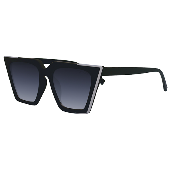 The CEO - Black Faded Black Lens Cateye Sunglasses - Concordia Style Boutique