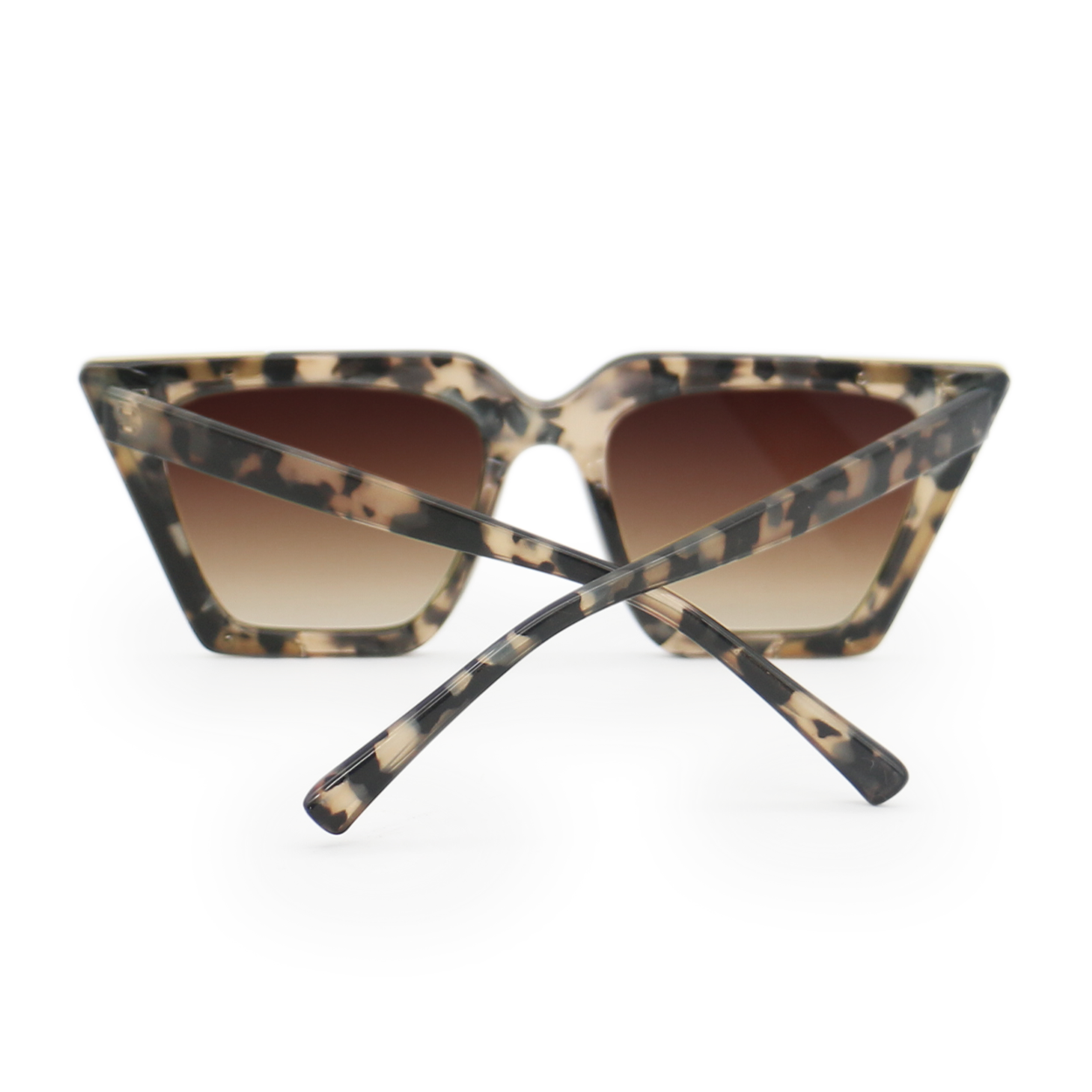The CEO - Sustainable Tortoise Frame Brown Lens Cateye Sunglasses - Concordia Style Boutique