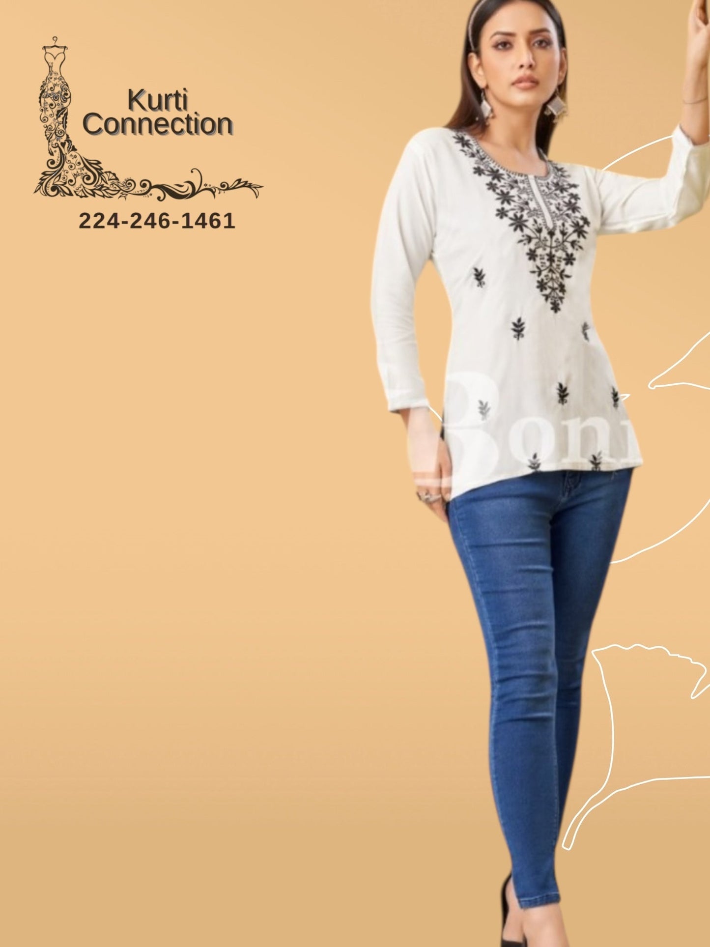 Aisha: short Kurti