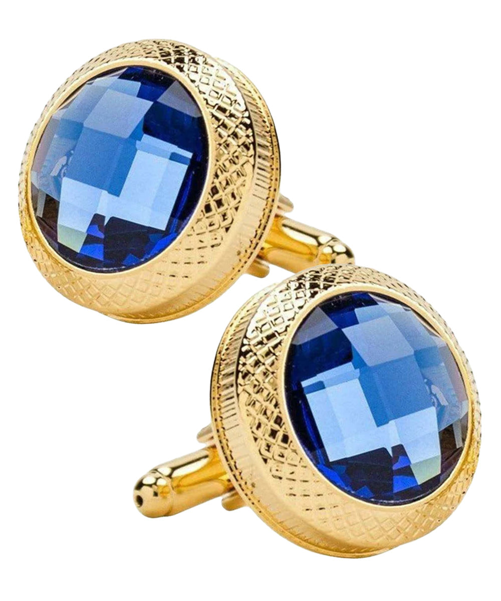Vittorio Vico Button Colorstone Cufflinks: CL18XX Series - Concordia Style Boutique