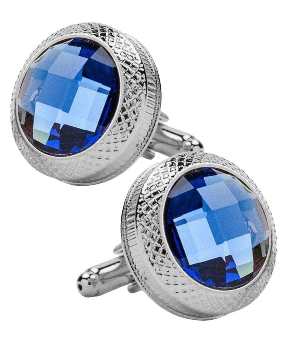 Vittorio Vico Button Colorstone Cufflinks: CL18XX Series - Concordia Style Boutique