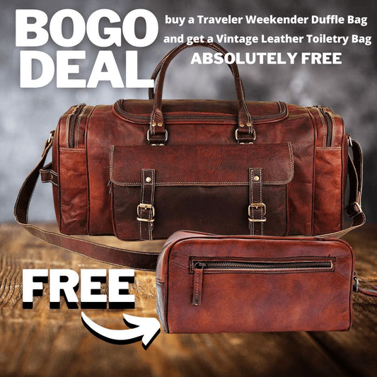 BOGO: Traveler Weekender Duffle Bag + FREE Toiletry Bag - Concordia Style Boutique