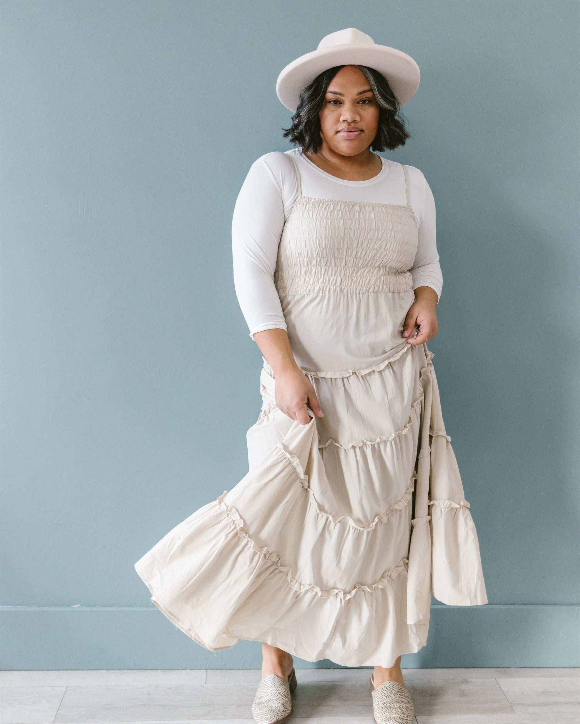 Crew Neck 3/4 Sleeve Halftee - Concordia Style Boutique