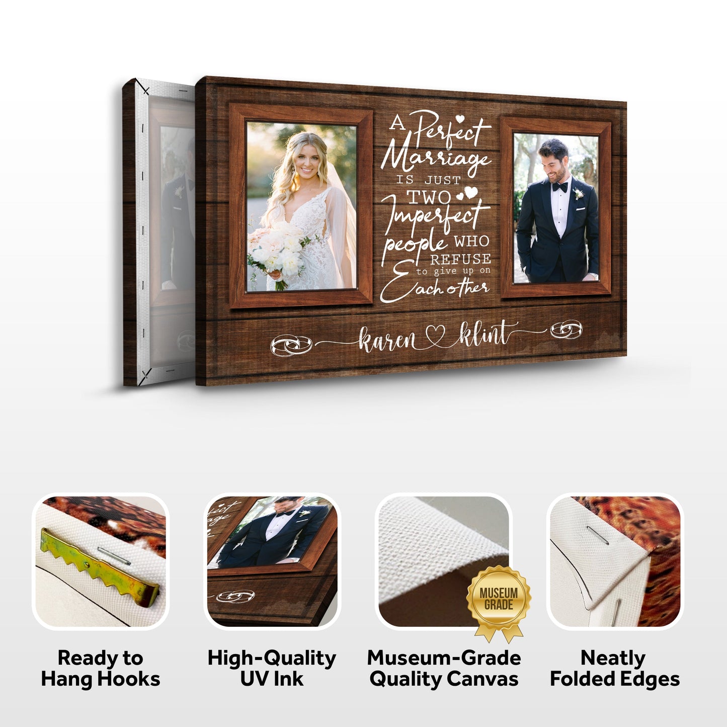 A Perfect Marriage Is Just Two Imperfect People Sign