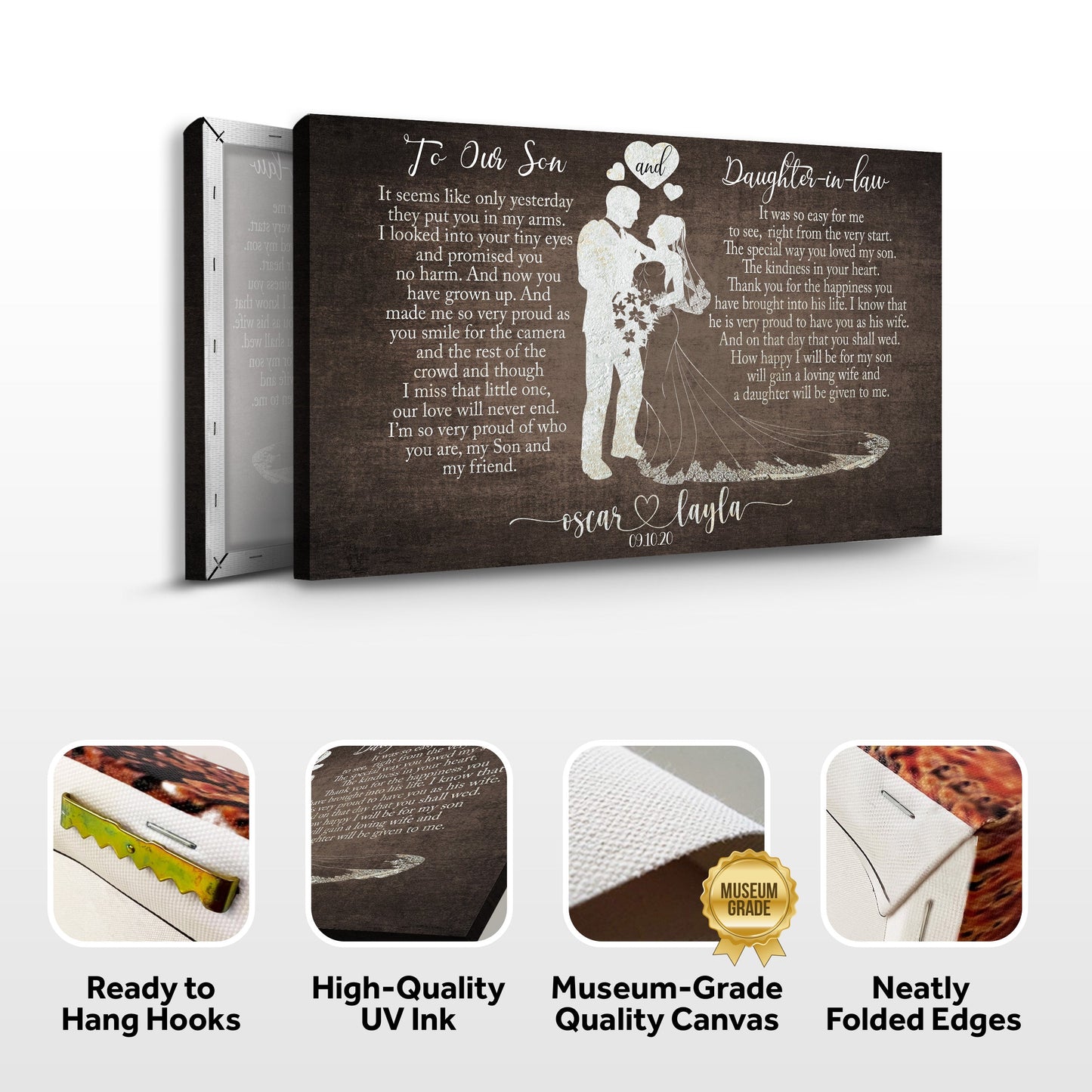 To My Son and Daughter In Law Sign