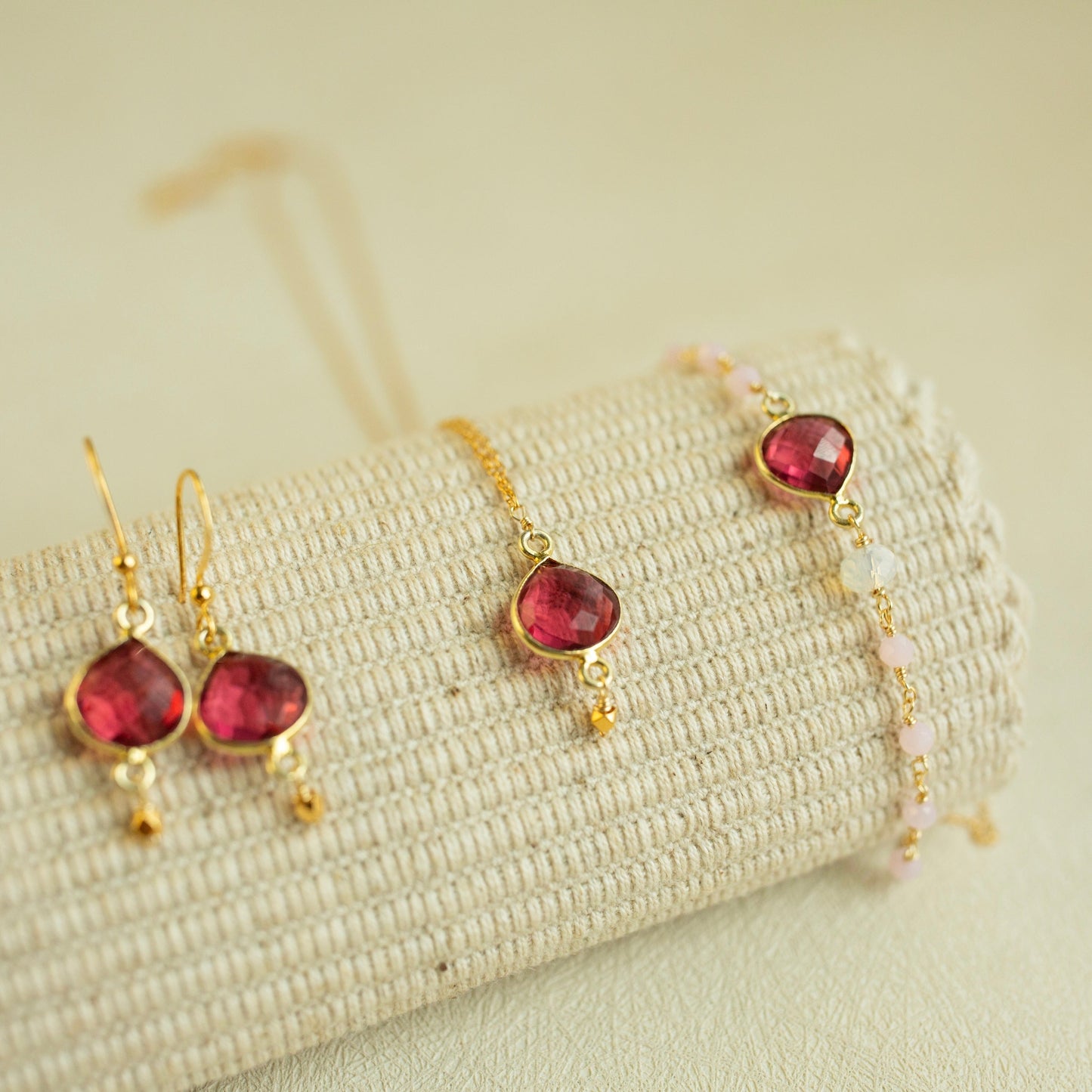 Pink Tourmaline Ballet Bracelet