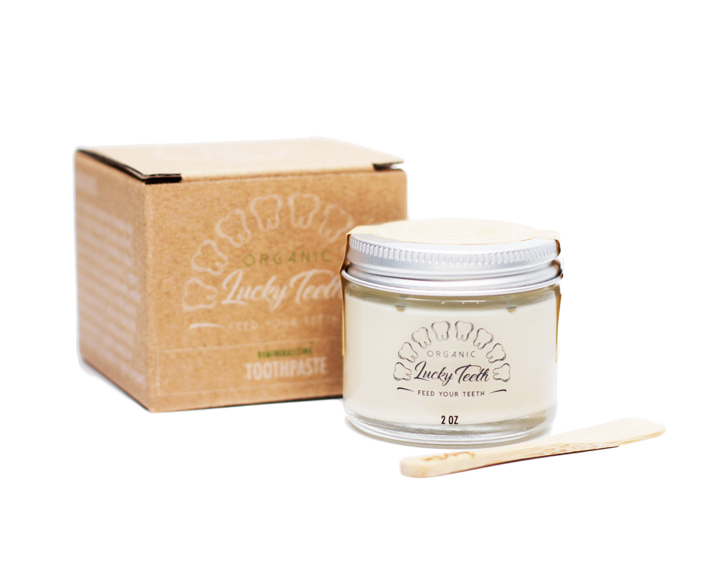 Organic Remineralizing Toothpaste in Glass Jar - Fluoride Free Toothpaste