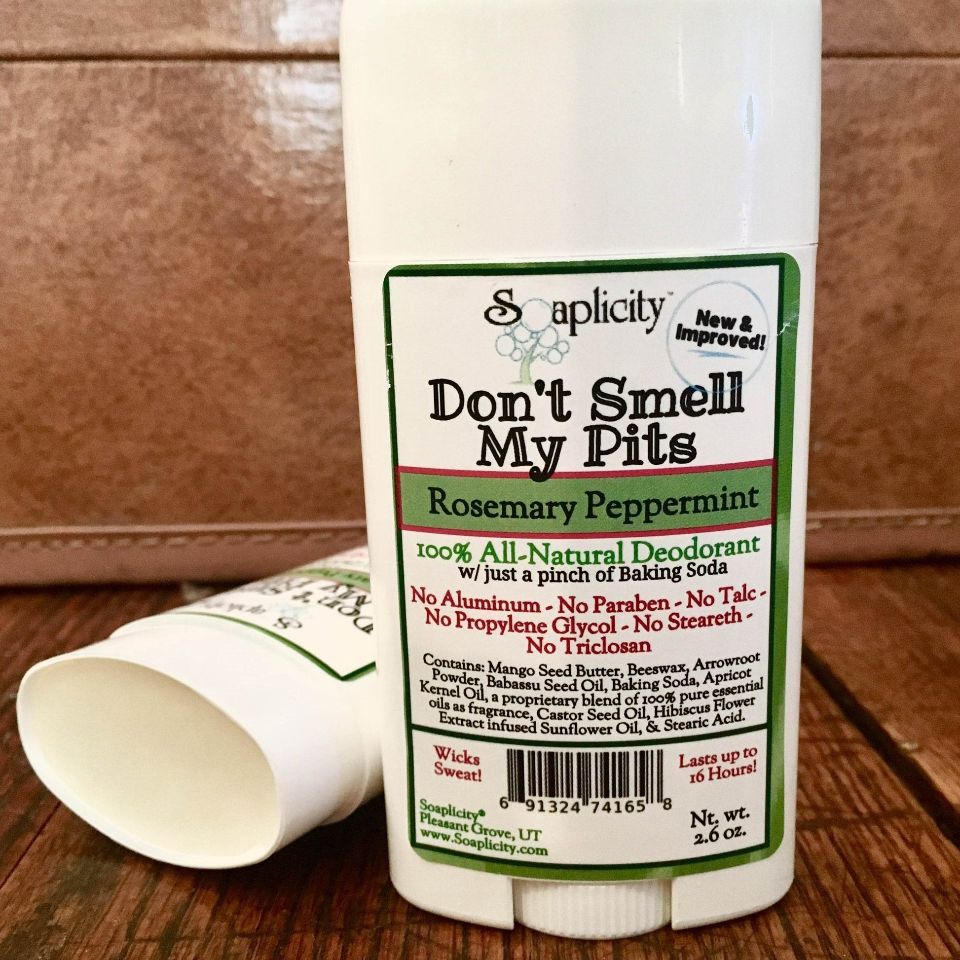 Don't Smell My Pits Natural Deodorant - Rosemary Peppermint - Concordia Style Boutique