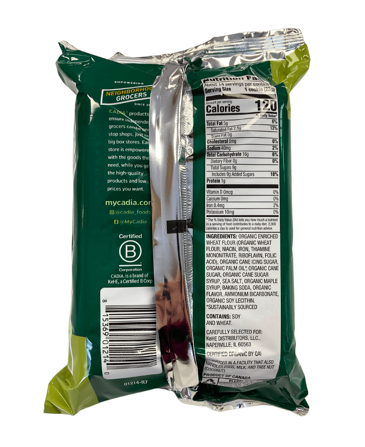 Sandwich Cookies, Organic, Cadia - Concordia Style Boutique