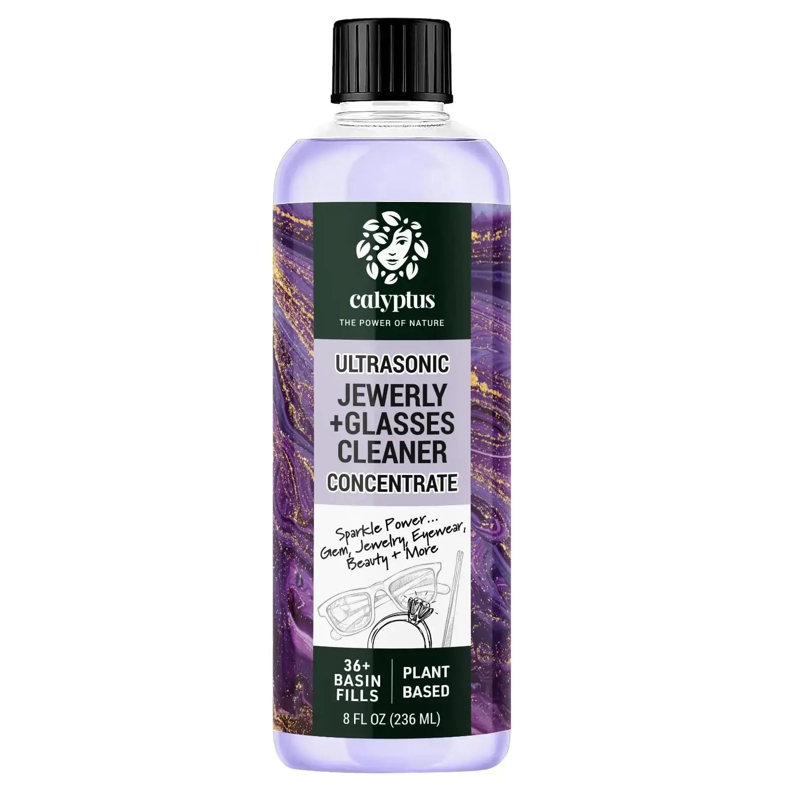 Calyptus Ultrasonic Jewelry Cleaner Solution Concentrate | Plant-Based Eyeglass and Jewelry Cleaner - Concordia Style Boutique
