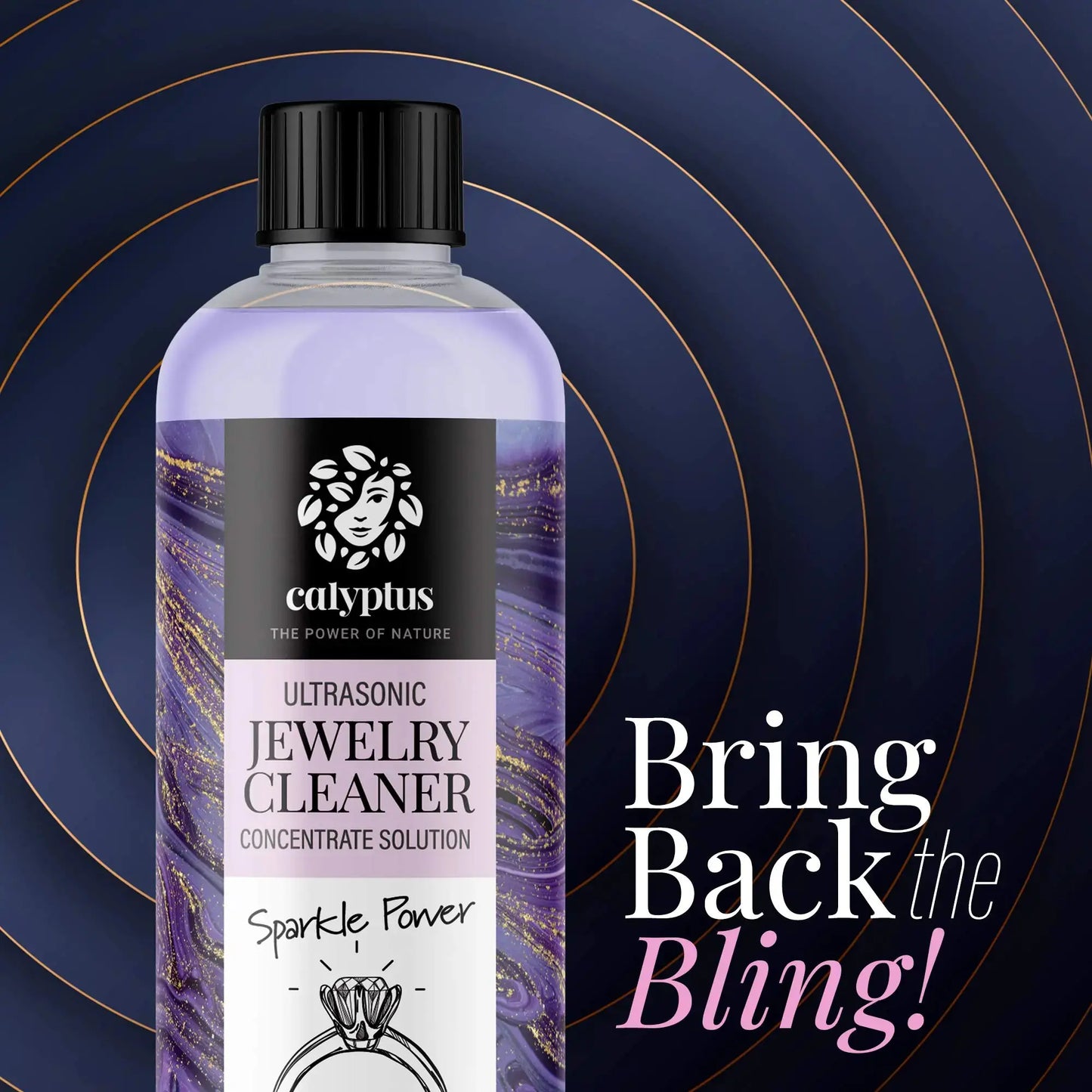 Calyptus Ultrasonic Jewelry Cleaner Solution Concentrate | Plant-Based Eyeglass and Jewelry Cleaner - Concordia Style Boutique