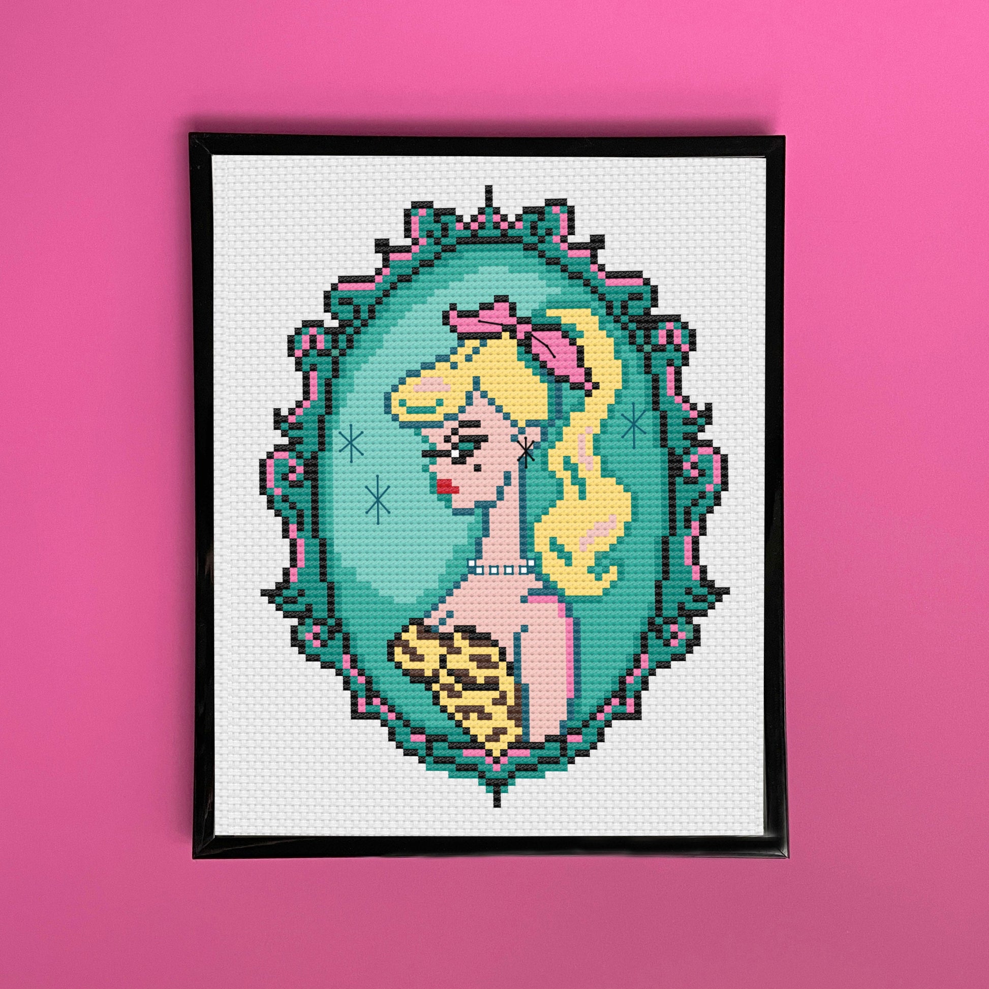 Cameo Doll: Blonde by Fluff Counted Cross Stitch Kit - Concordia Style Boutique