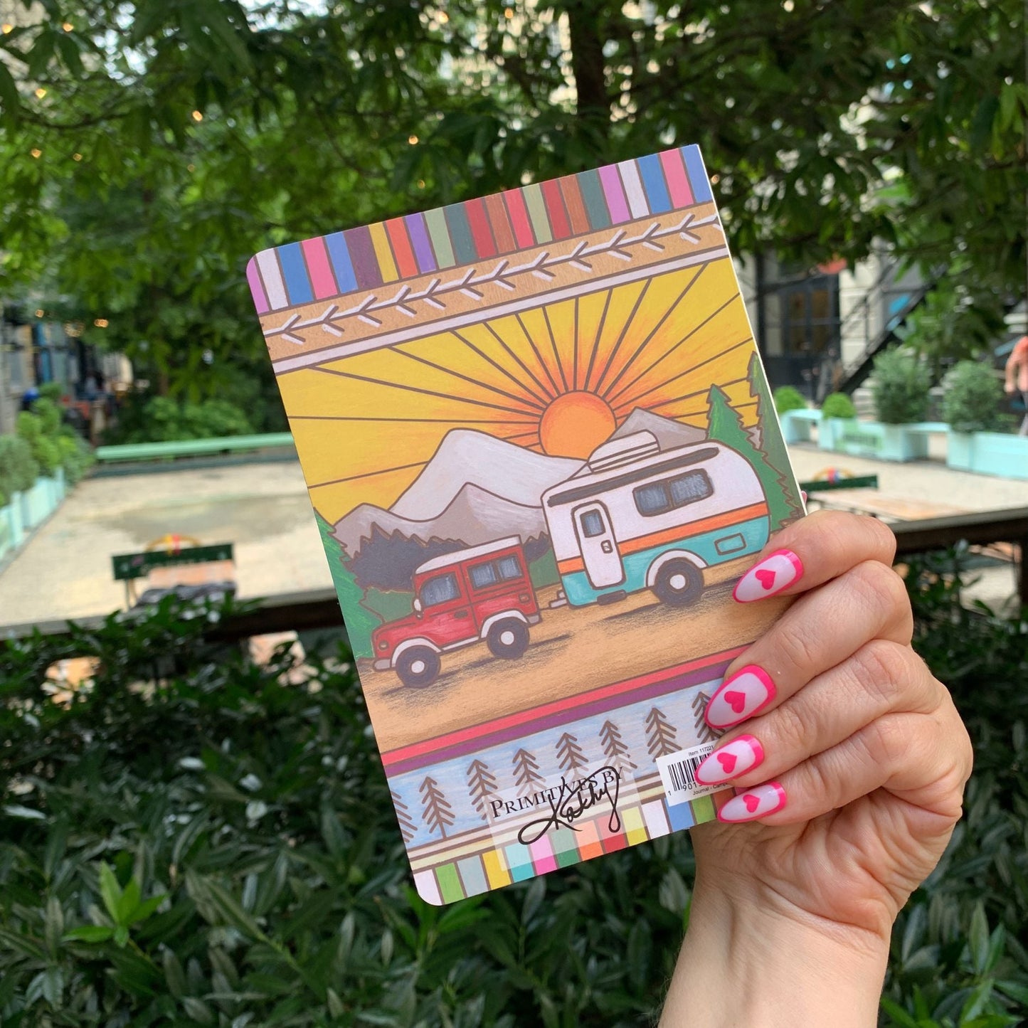 Camper Double-Sided Journal | Wood Burned Camper Trailer Art Designs Notebook - Premium Journal from The Bullish Store - Just $15.95! Shop now at Concordia Style Boutique