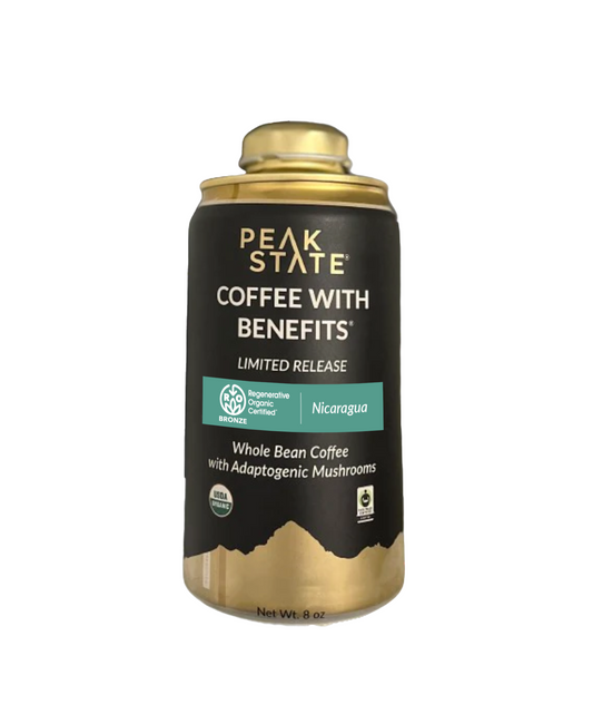 Wholesale Only - Regenerative Organic Certified Whole Bean Coffee with Benefits EcoCan - 6 Case