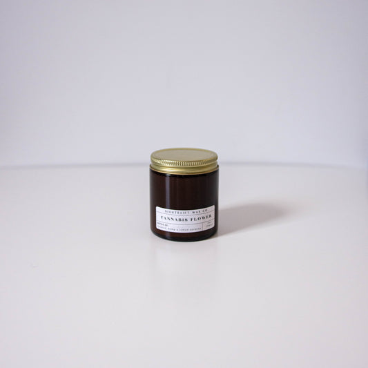 Cannabis Flower Soy Candle - Premium Candle from Nightshift Wax Co. - Just $20! Shop now at Concordia Style Boutique