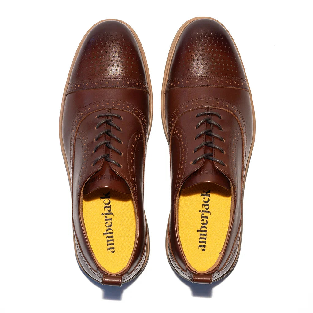 The Cap-Toe (Chestnut) - Concordia Style Boutique