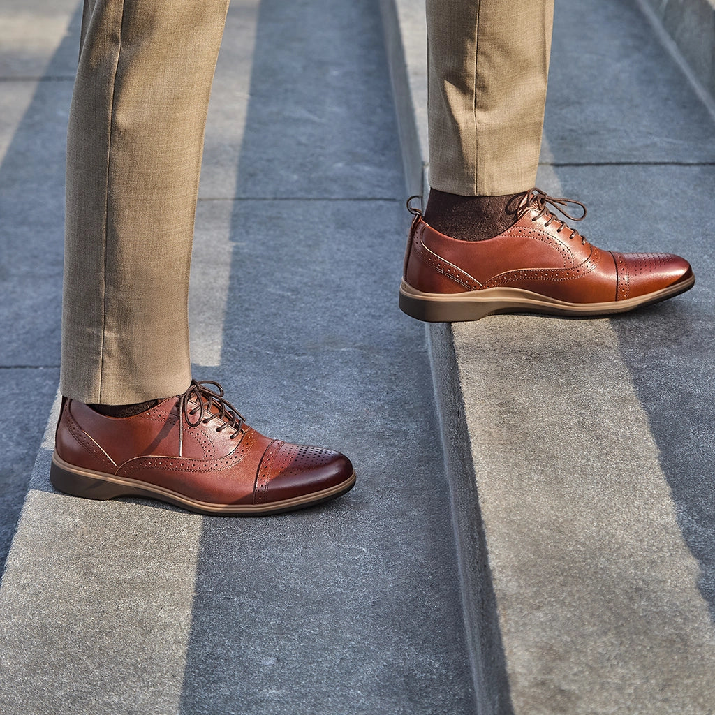 The Cap-Toe (Chestnut) - Concordia Style Boutique