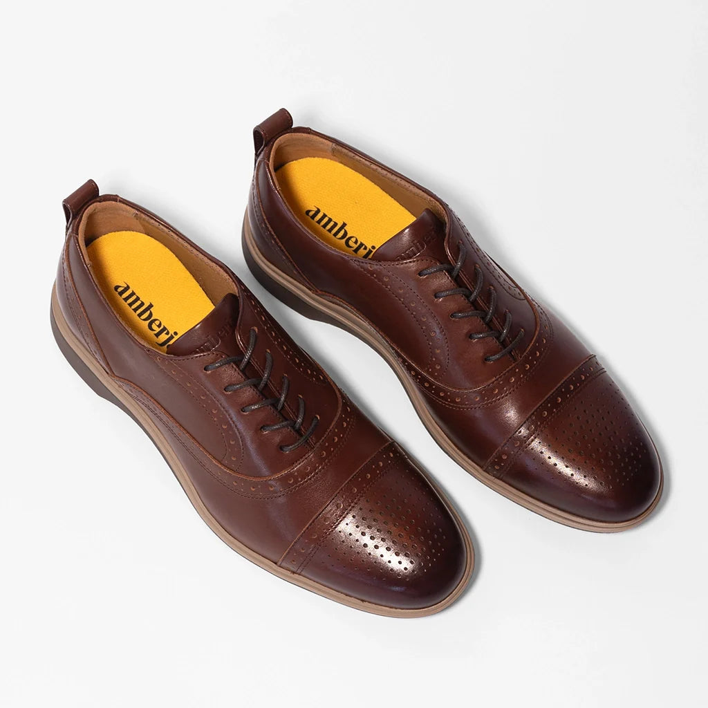 The Cap-Toe (Chestnut) - Concordia Style Boutique