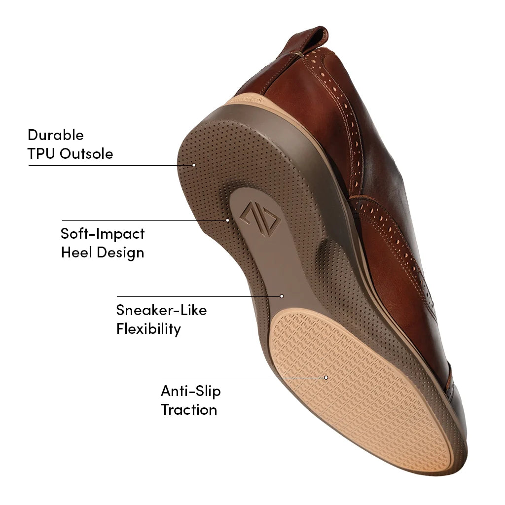 The Cap-Toe (Chestnut) - Concordia Style Boutique