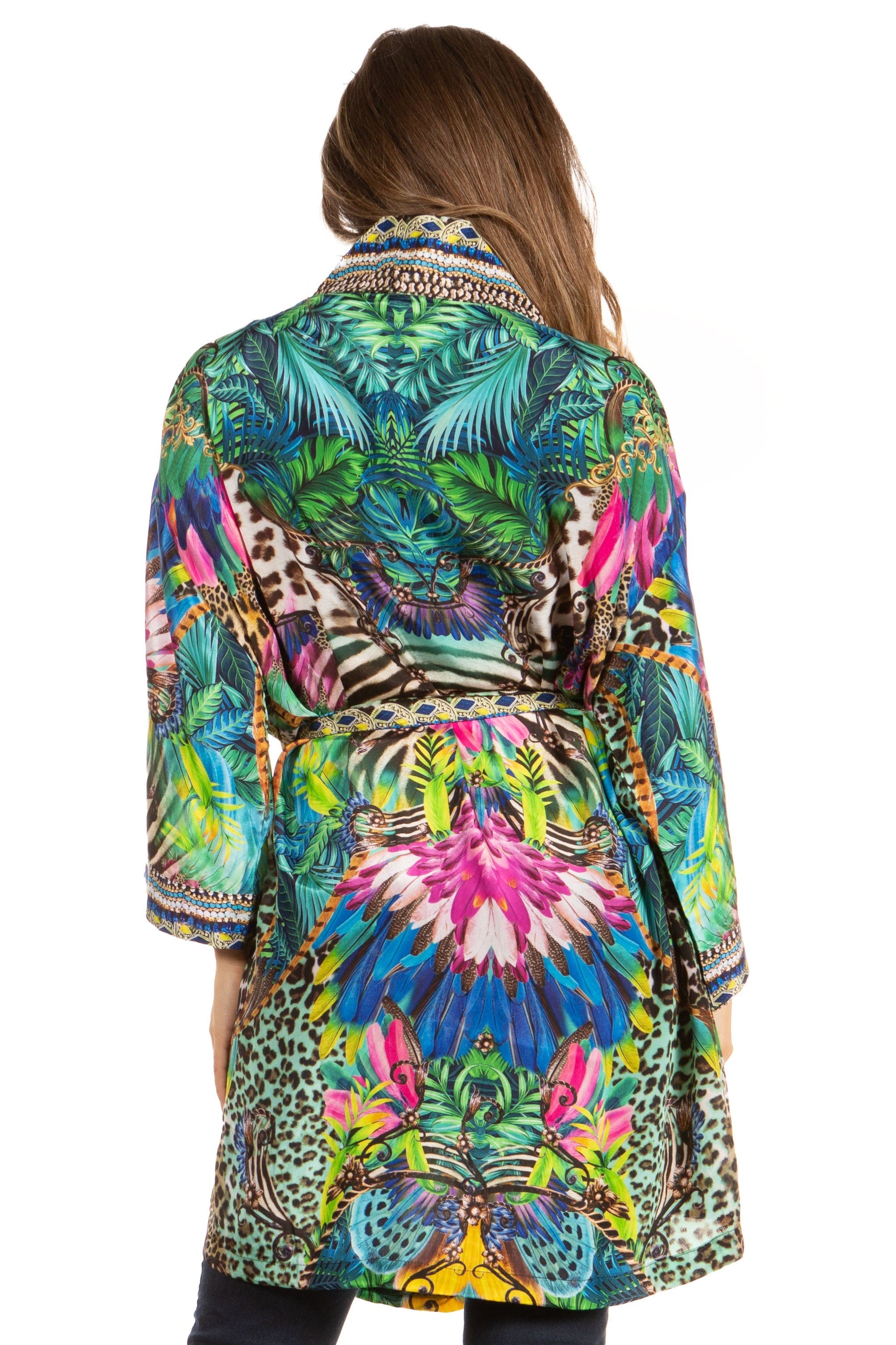 Stay on Trend with Sakkas Janis Women's Amazing Print Cardigan Sweater - Concordia Style Boutique