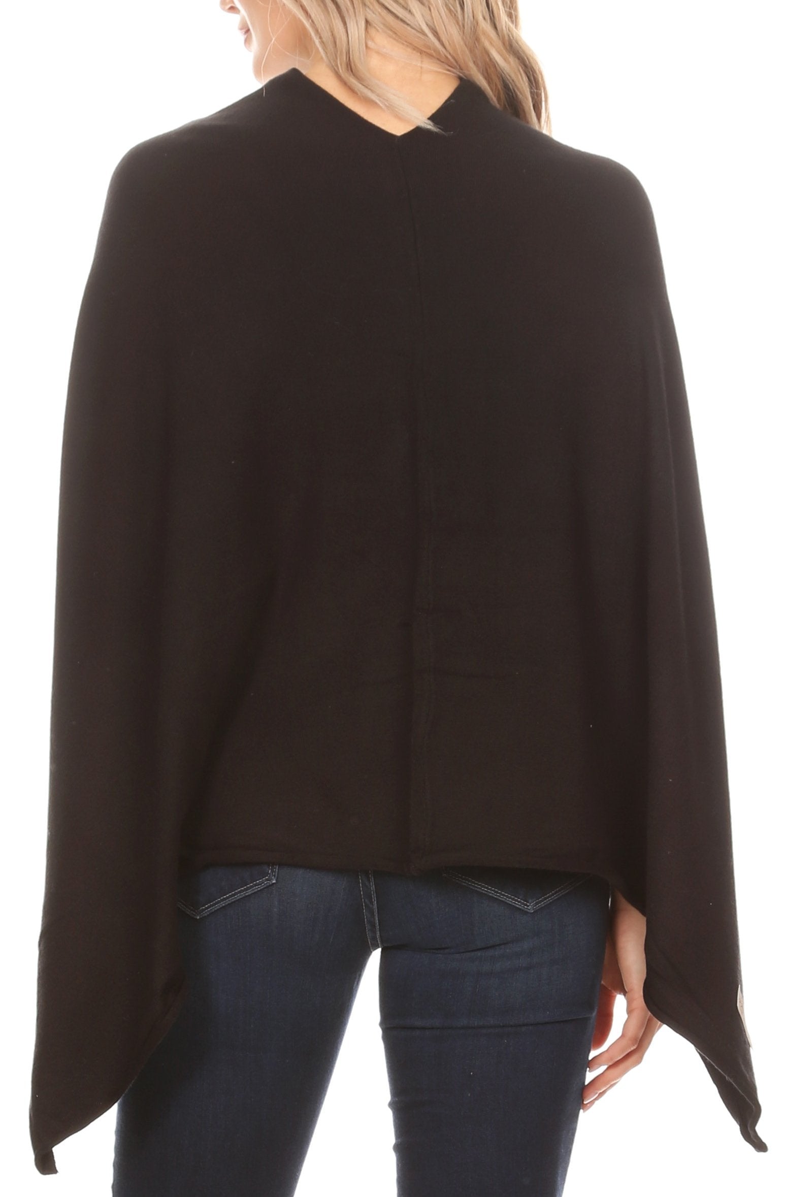 Sakkas Laurel Women's Super Soft Lightweight Cape Poncho Blanket Shawl Pullover - Concordia Style Boutique