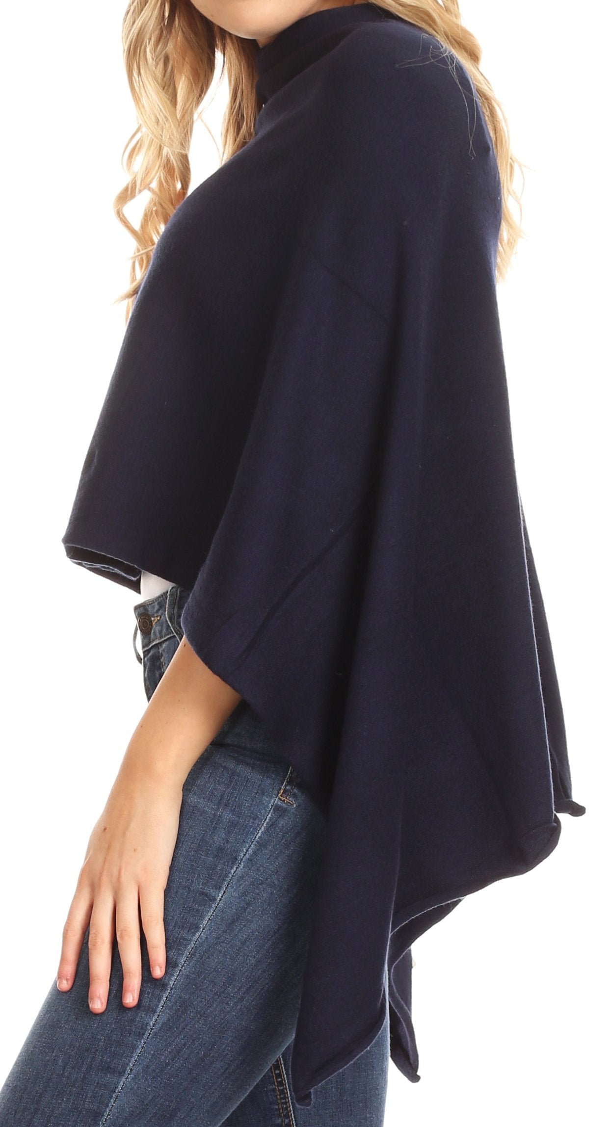 Sakkas Laurel Women's Super Soft Lightweight Cape Poncho Blanket Shawl Pullover - Concordia Style Boutique