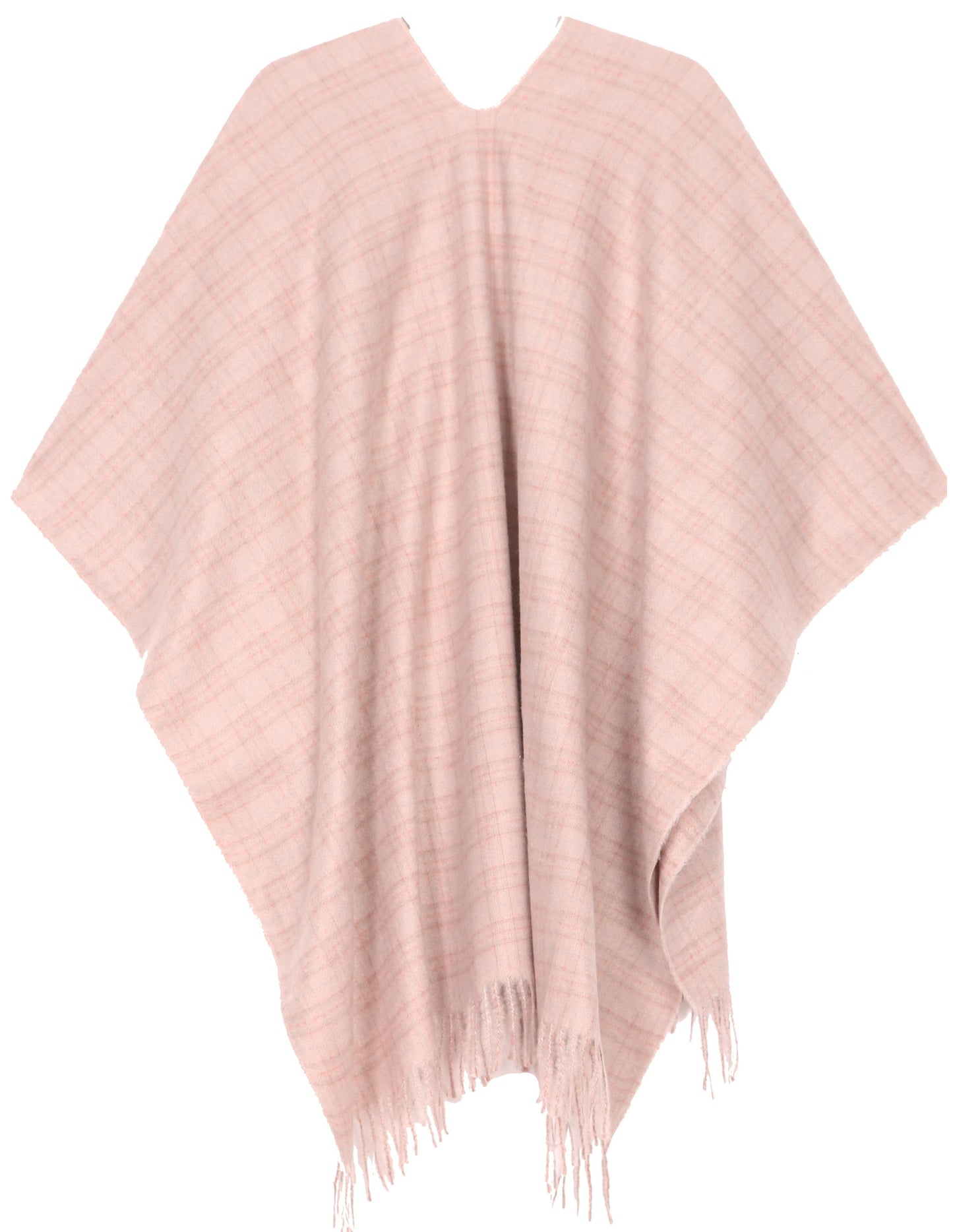 Sakkas Avi Women's Reversible Open Front Poncho Cardigan Ruana Cape Shawl W/Fringe - Concordia Style Boutique
