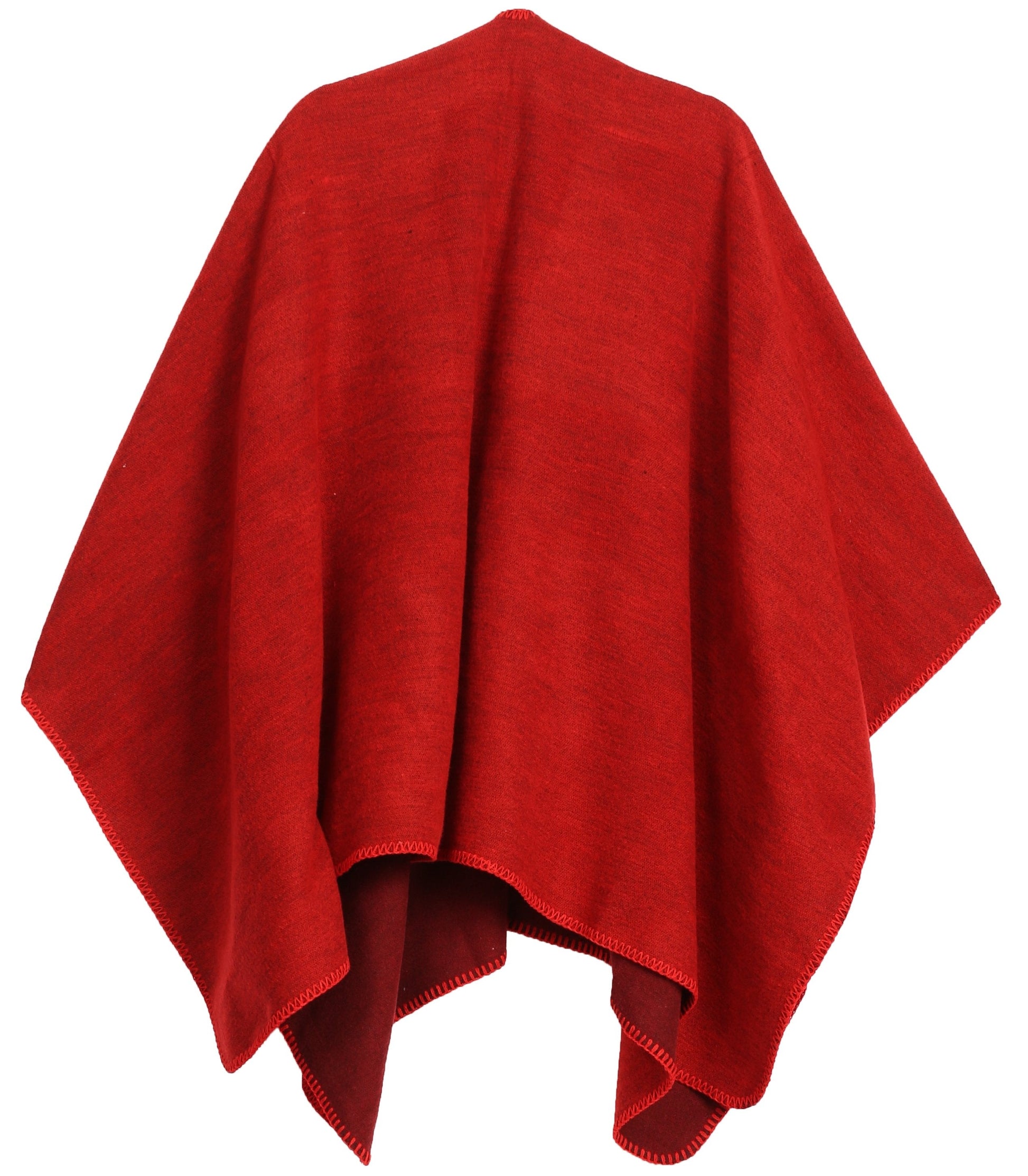 Sakkas Mari Women's Reversible Large Poncho Shawl Wrap Scarf Cape Ruana Blanket - Concordia Style Boutique