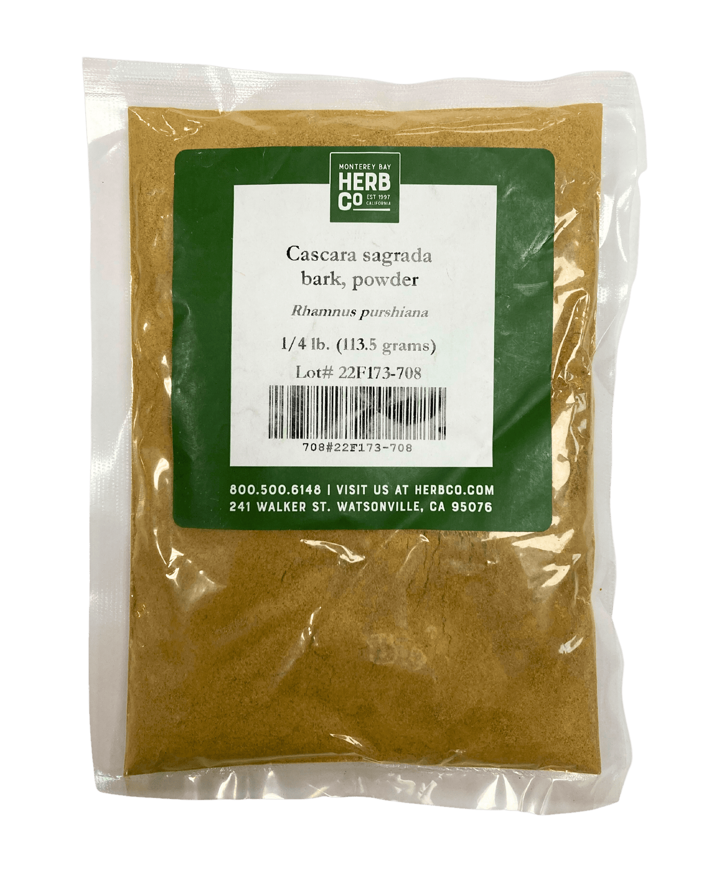 Cascara Sagrada Bark Powder - Concordia Style Boutique