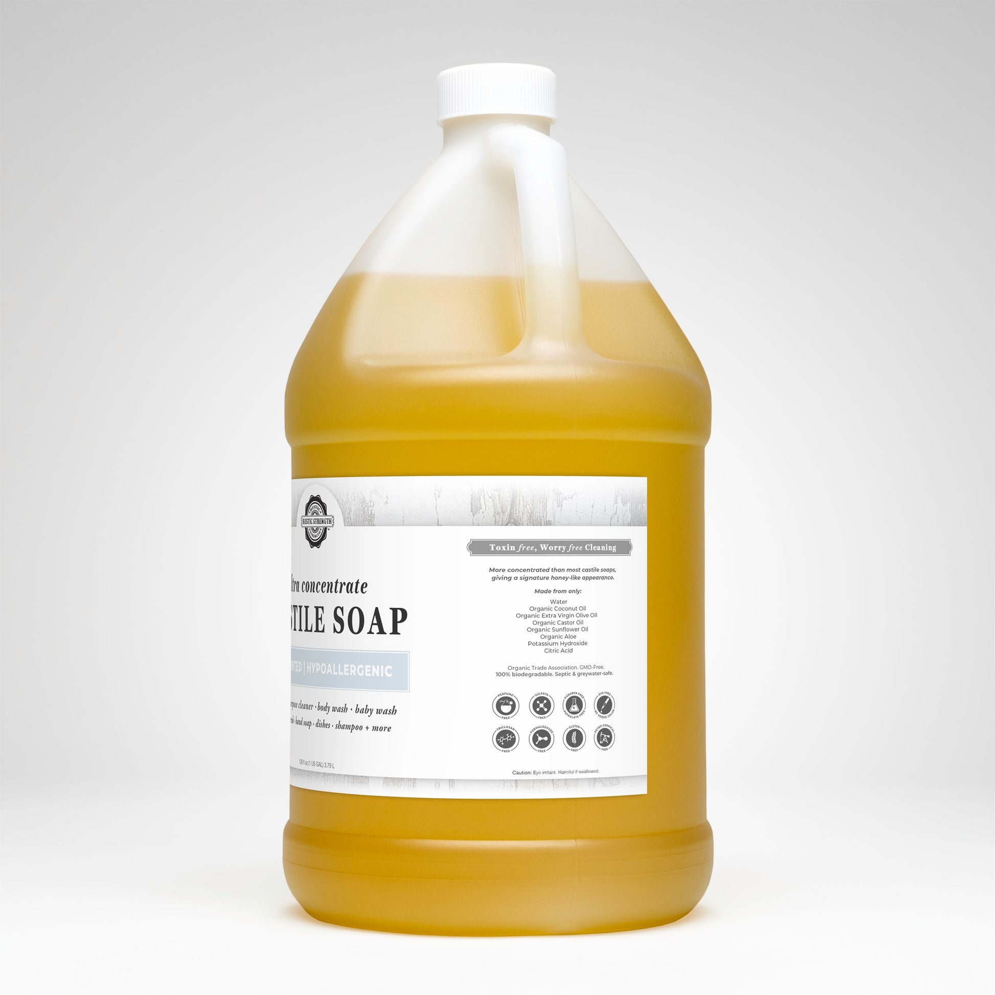 Castile Soap - Ultra Concentrate | Unscented - Concordia Style Boutique