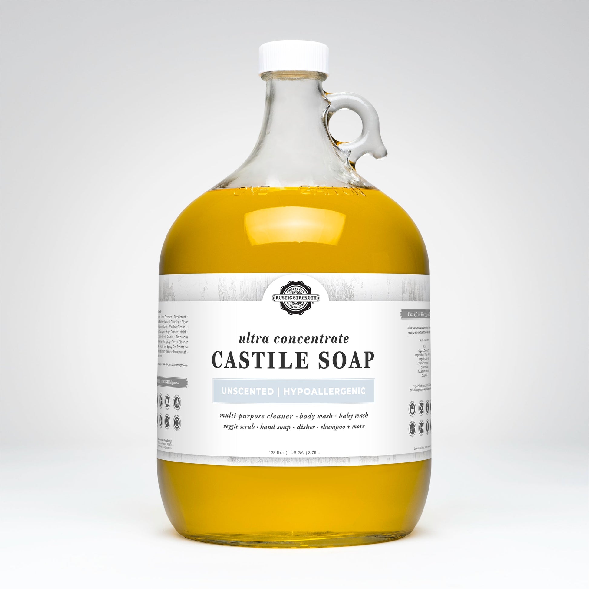 Castile Soap - Ultra Concentrate | Unscented - Concordia Style Boutique