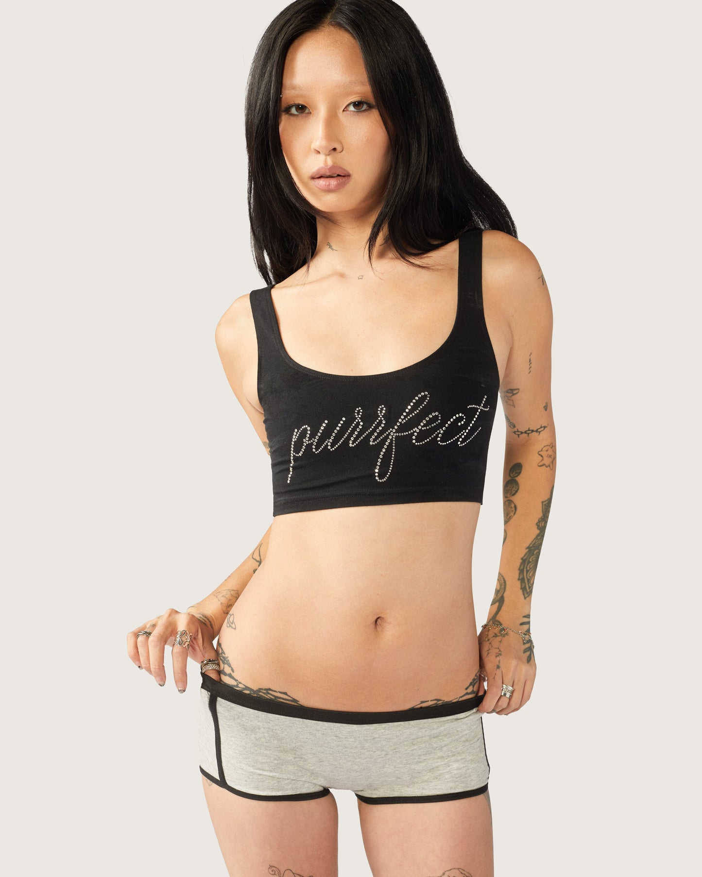 CNC X Dollz 2000's I Heart Cats Boyshorts