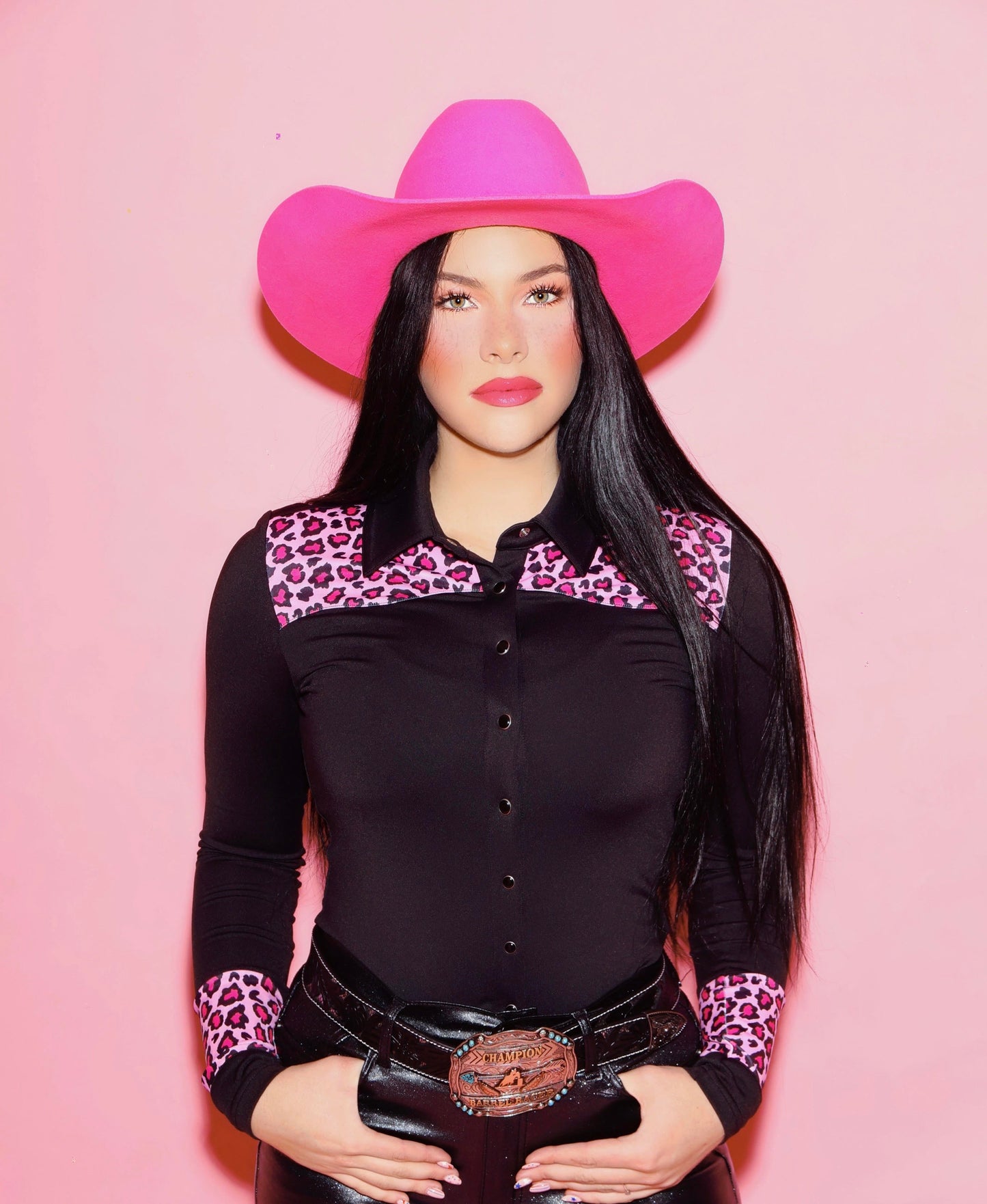 Catty Cowgirl Western Pearl Snap Rodeo Shirt - Concordia Style Boutique