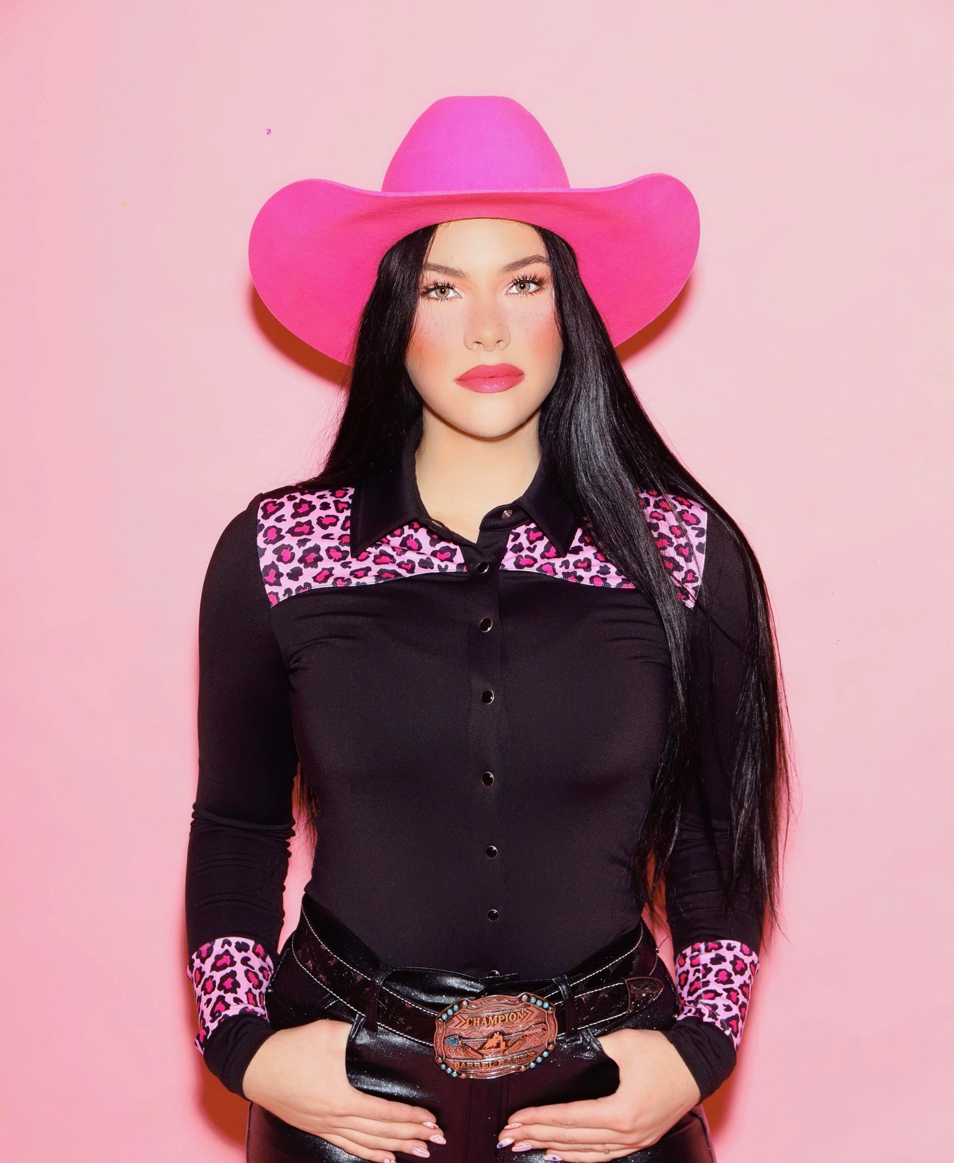 Catty Cowgirl Western Pearl Snap Rodeo Shirt - Concordia Style Boutique
