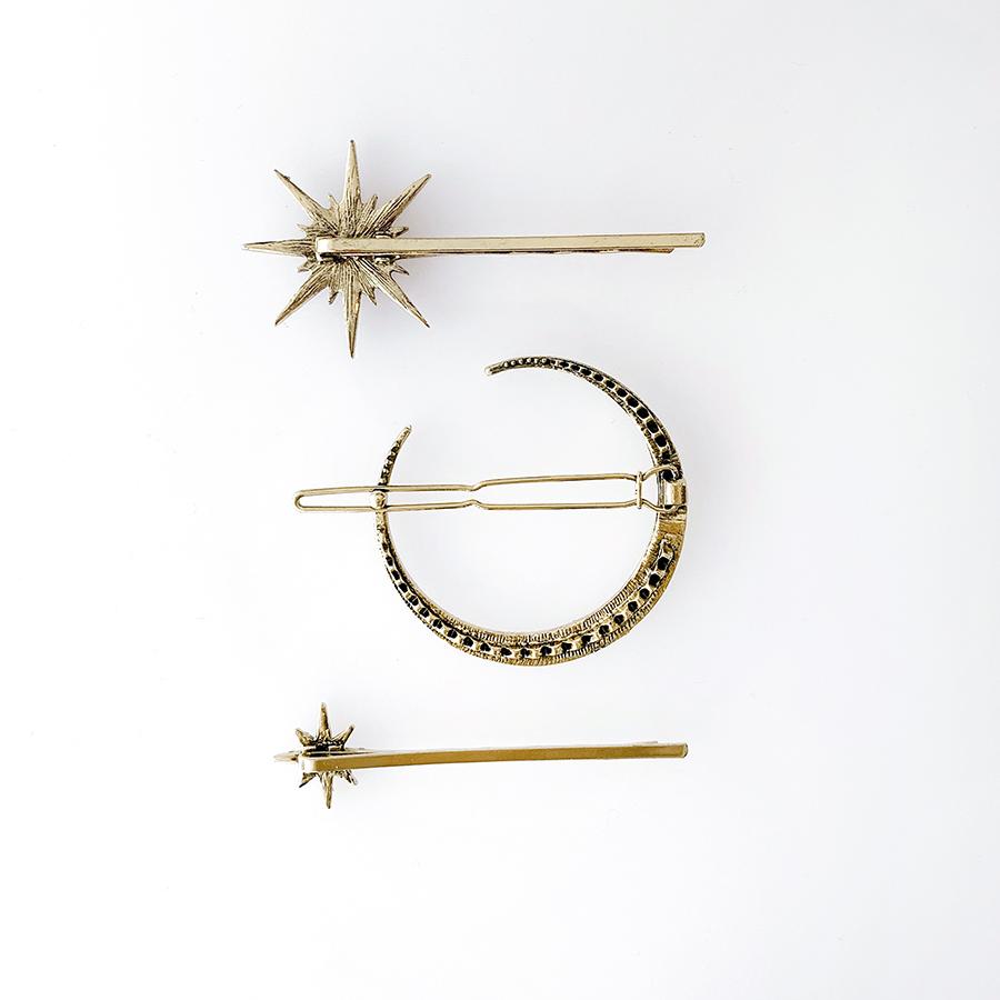 MOON STAR HAIRCLIP - Concordia Style Boutique