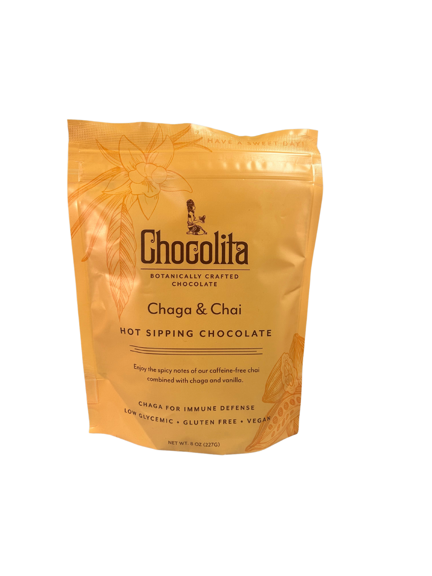 Chaga & Chai Sipping Chocolate