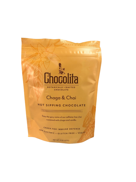 Chaga & Chai Sipping Chocolate