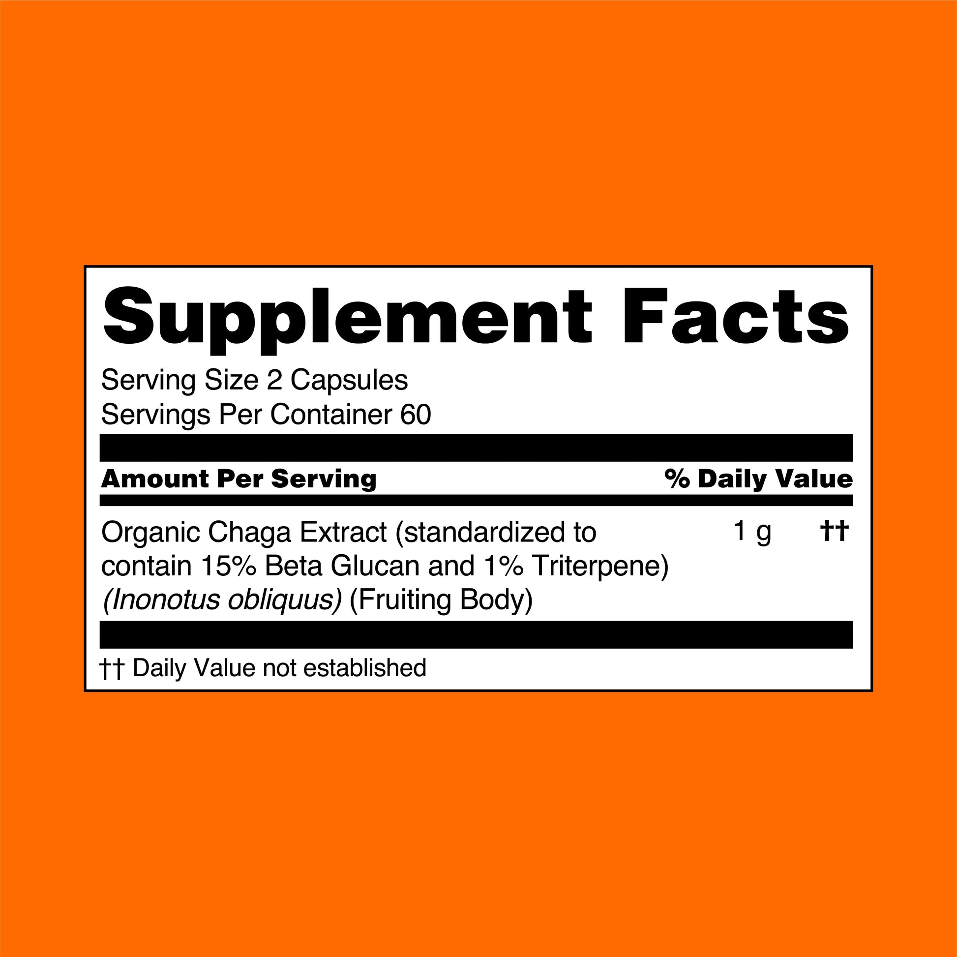 Chaga Mushroom Extract Capsules - Concordia Style Boutique