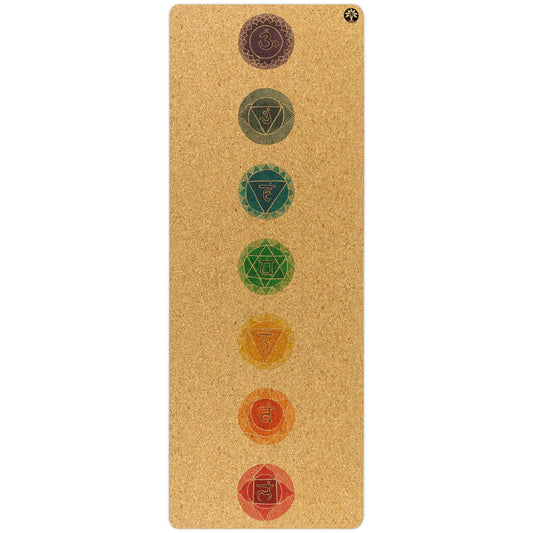 Chakras Original Cork Yoga Mat - Concordia Style Boutique