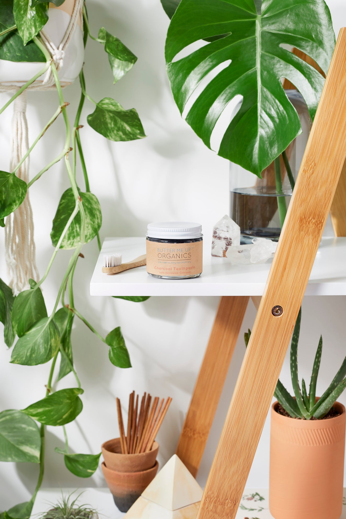 Organic Activated Charcoal Toothpaste / Whitening Toothpaste / Organic Toothpaste / Black Toothpaste / Charcoal Toothpaste / Tooth Paste - Concordia Style Boutique