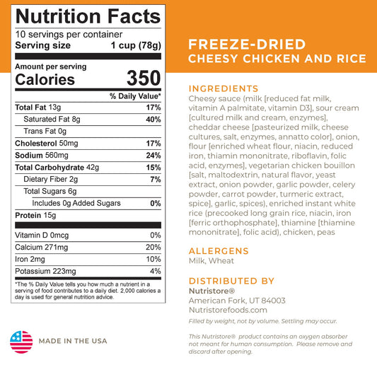 Cheesy Chicken and Rice - #10 Can - Concordia Style Boutique