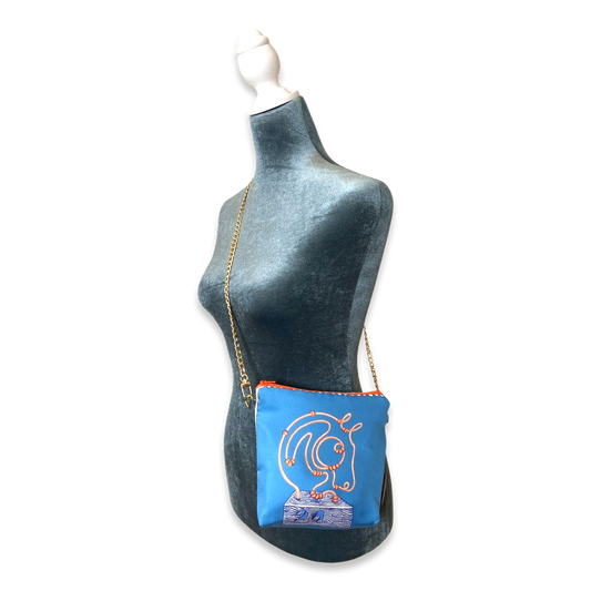 Chevaloscope Vintage Scarf Crossbody Bag