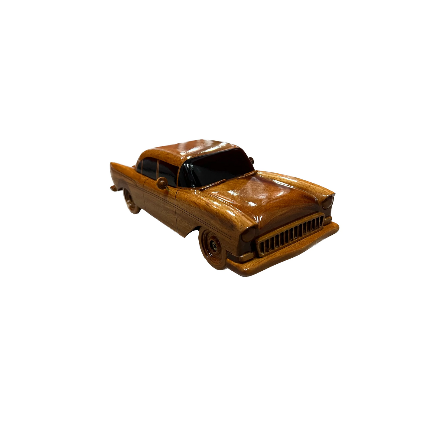 Chevy Bellair Mahogany Wood Desktop Model