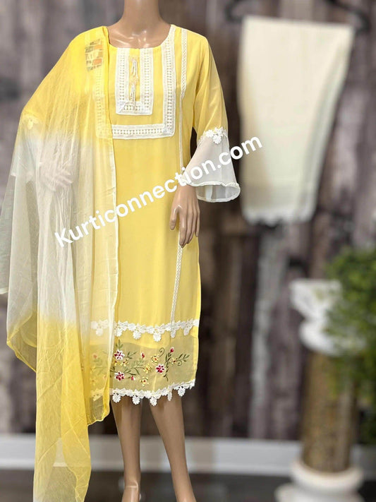 Chiffon salwar suit